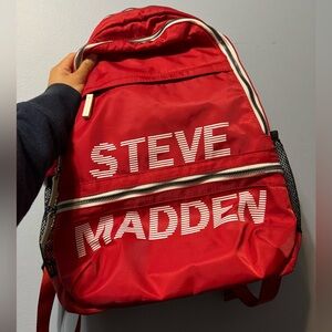 NWT Red Steve Madden backpack